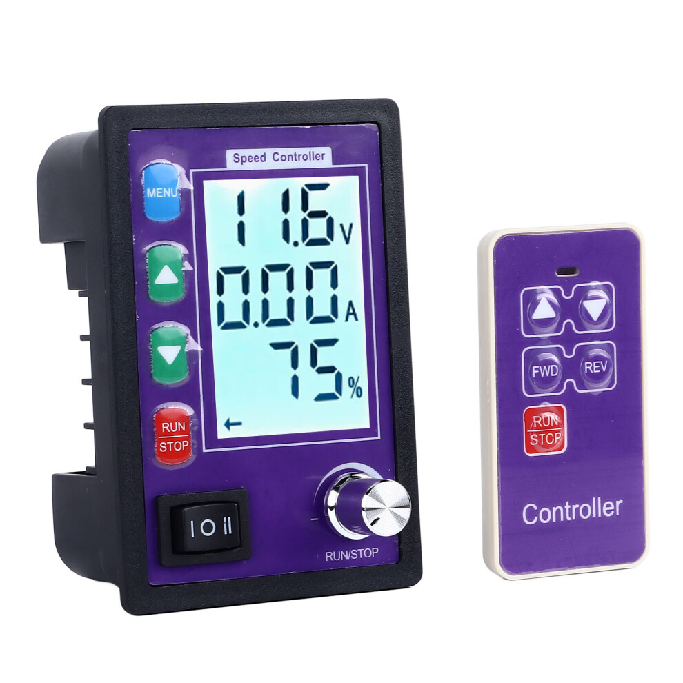 Dc Motor Controller 10-55V 30A Reversible Speed Regulator With Remote & Lcd 6941335309823