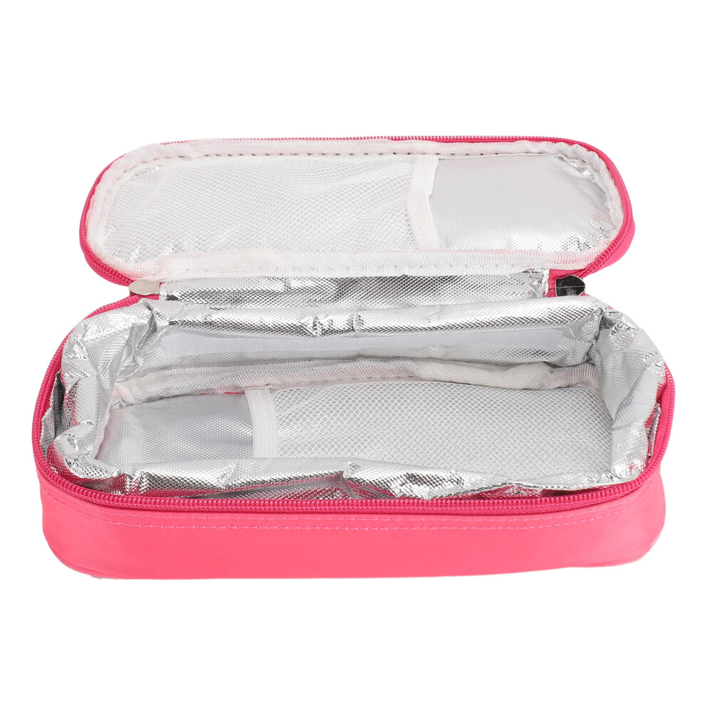 Portable Pink Insulin Cooler Case, Oxford Cloth, 23x12cm-image-OPC-PJDR8CH-NEW