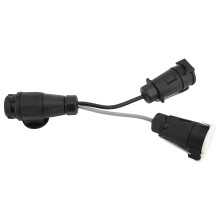 Adaptateur de prise de remorque 13 broches vers double 7 broches EU 12 V