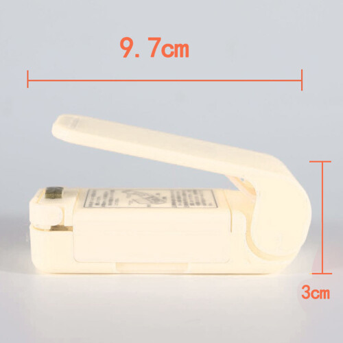 Tragbare Beutelversiegelung – Handpresse – 2xAA – Gelb 1