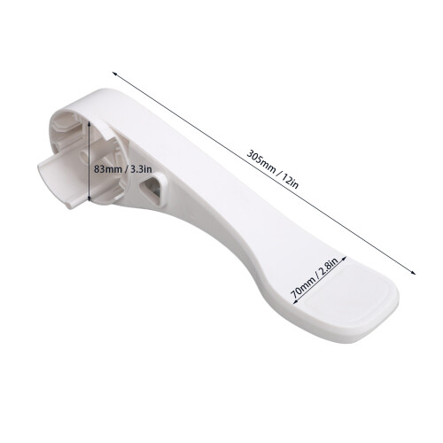 Pedal de pie ergonómico universal para inodoro de plástico ABS 1
