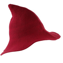 Halloween Wizard Hat Bordeaux 31x35 Cm, Witch Hat Prop, Halloween Decoration, Costume Accessory, Festival Headpiece