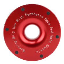Anello snatch per verricello 33.000 libbre Rosso 5/16-7/8 pollici