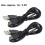 10 pezzi di cavi di ricarica per controller PS3 da 3,3 piedi, nero, USB 2