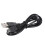 10 pezzi di cavi di ricarica per controller PS3 da 3,3 piedi, nero, USB 9