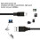10 pezzi di cavi di ricarica per controller PS3 da 3,3 piedi, nero, USB 4