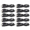 10 pezzi di cavi di ricarica per controller PS3 da 3,3 piedi, nero, USB 16