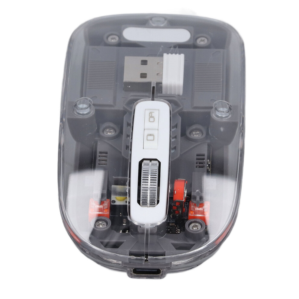 Wireless Mouse Bt1 Bt2 2.4Ghz 3 Mode Rechargeable 400Mah Gray 7671335318318