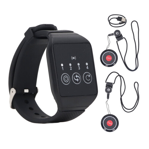 Restaurant-Pager-System 1W+2B 60x60x13mm 300mAh 2