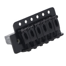 Puente tremolo plateado para 6 cuerdas, para zurdos, 84x40 mm