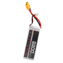 Lipo-Batterie 7,4V 2S 2200mAh 25C Hochentladungsrate RC-Batterien für RC-Modell Drohnenflugzubehör XT60