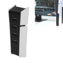 Hub USB-C a 5 Gbps, 4 porte USB 2.0, Dock PS5 Slim in ABS