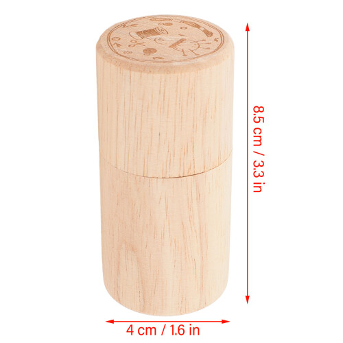 Nadelnetui aus Holz mintgrün 8,5 x 4 cm 1