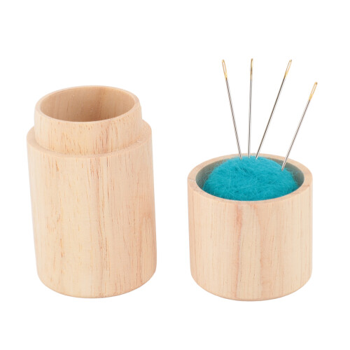 Boîte à épingles de grande capacité, 8,5  4 cm, bleu-vert