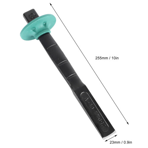 Ciseau plat de 10 pouces avec garde-main - acier Cr-V 1