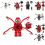 (Deadpool C)Bausteine Spielzeug Venom Deadpool Mini Figur Tasche Geschenk Kinder 4
