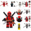 (Deadpool C)Bausteine Spielzeug Venom Deadpool Mini Figur Tasche Geschenk Kinder 9