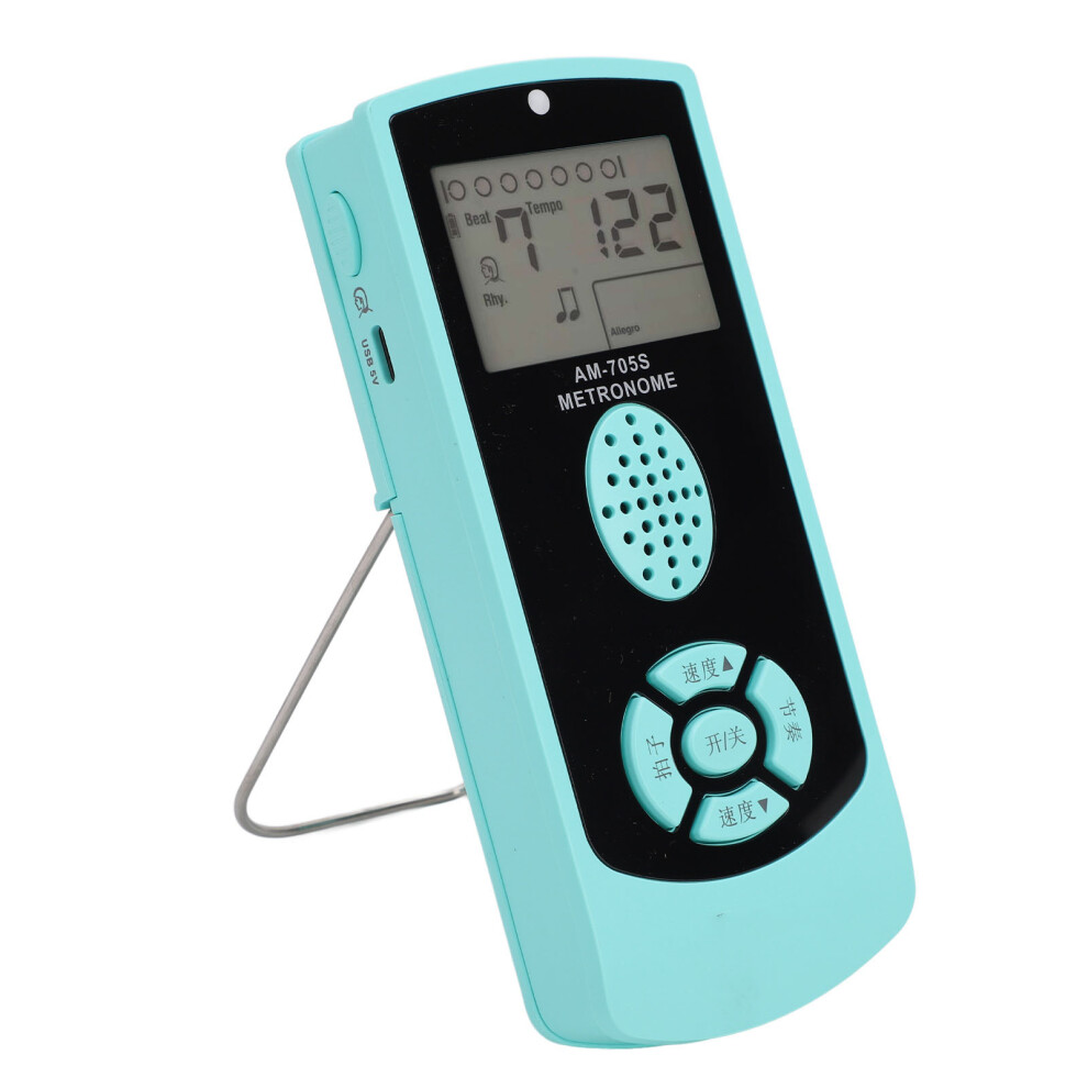 Digital Metronome Tuner with LED, 1200mAh Battery, 40-208 BPM