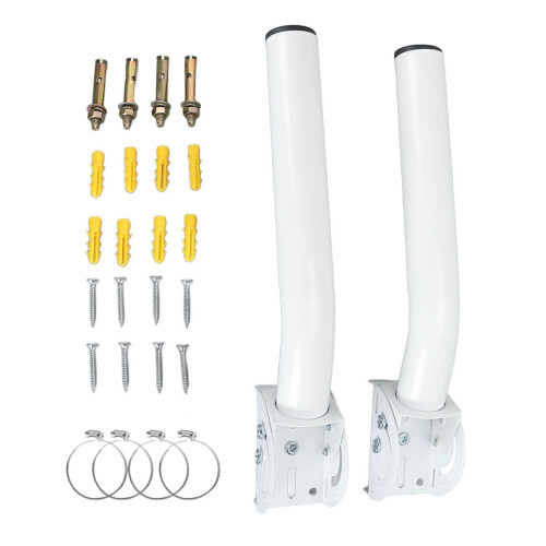 2 jeux de supports de mât d'antenne Starlink V2 blanc 2