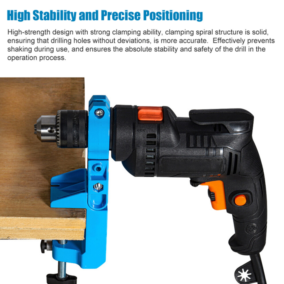 360 Adjustable Aluminum Fixing Bracket For Drills & Grinders, 73Mm Max Thickness 9381335330033