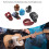 7 piezas de púas para pulgar (celuloide) - guitarra ajustable 4