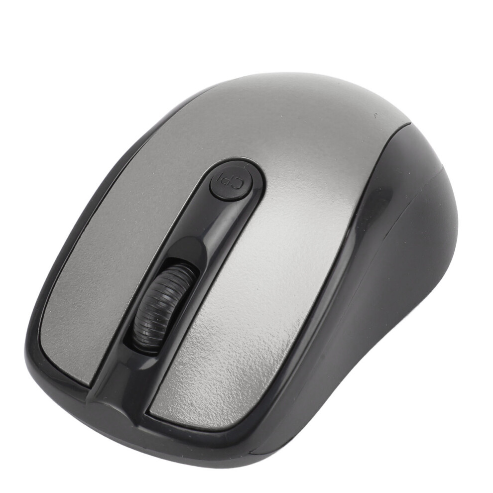 2.4G Wireless Mouse, Ergonomic Optical, High Sensitivity, Silver 7891335331975