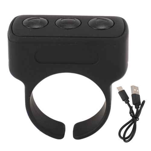 Controllore ad anello Bluetooth da 25mAh Nero BT5.0 Telecomando 1