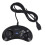 Pad Genesis noir petit à 9 broches 16 bits Plug & Play 2