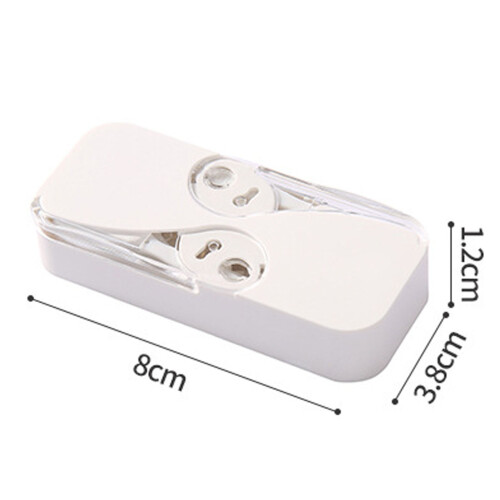 Dispenser portatile per filo interdentale 12 pezzi 8x3.8x1.2cm 1
