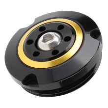 Tapa de llenado de aceite de aluminio para HP2 Enduro Negro Amarillo