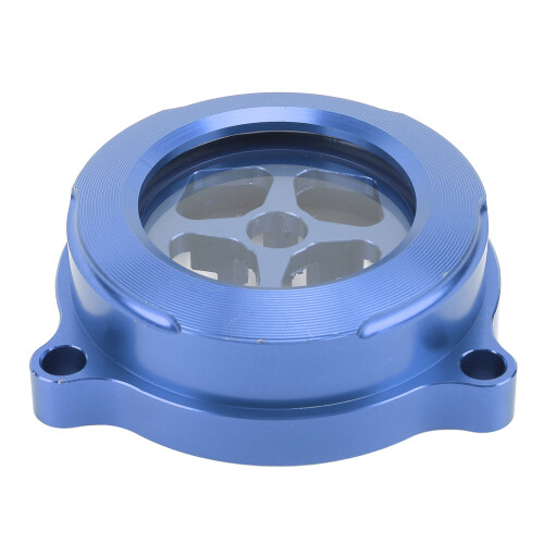 Blaue CNC-Aluminium-Ölfilterabdeckung Raptor 700/700R