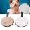 2er Pack wiederverwendbare Make-up-Entfernungspads - Weiß Khaki 1