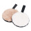 2er Pack wiederverwendbare Make-up-Entfernungspads - Weiß Khaki 15