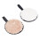 2er Pack wiederverwendbare Make-up-Entfernungspads - Weiß Khaki 11