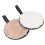 2er Pack wiederverwendbare Make-up-Entfernungspads - Weiß Khaki 12