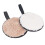 2er Pack wiederverwendbare Make-up-Entfernungspads - Weiß Khaki 13