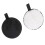 2 pezzi Puff struccante, fibre vegetali, Nero/Bianco 13