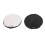 2 pezzi Puff struccante, fibre vegetali, Nero/Bianco 16