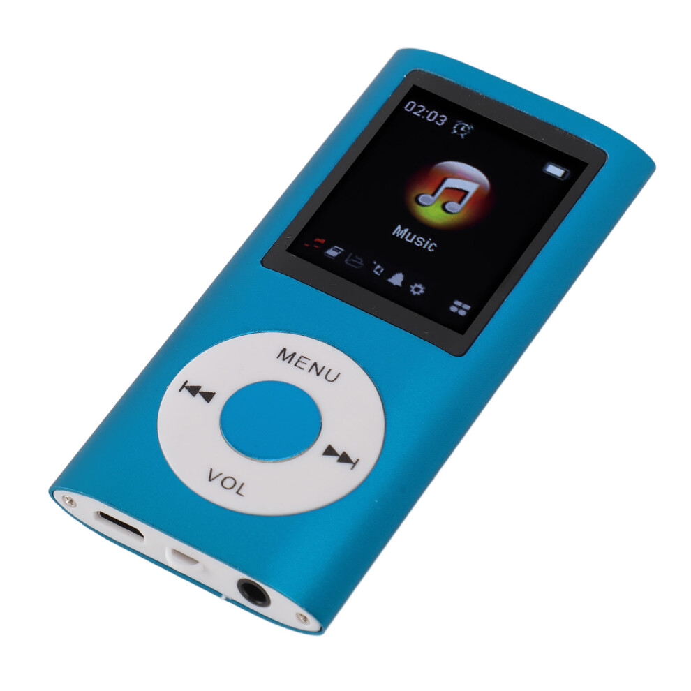 Portable 1.8" Tft Mp3 Player 8Gb 7 Sound Modes Hifi Blue 8371335338444