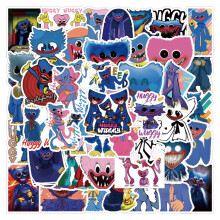 50 Pezzi Adesivi Impermeabili Pvc Papavero Playtime Huggy Wuggy Cartoni Animati Graffiti Anime