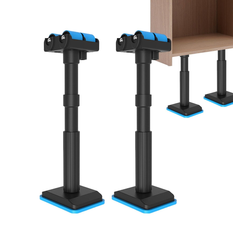 Labor-Saving Lifting Platform With Cabinet Bracket, Height Adjustable, Blue Pack Of Two Farm Support Rod 6482260396330