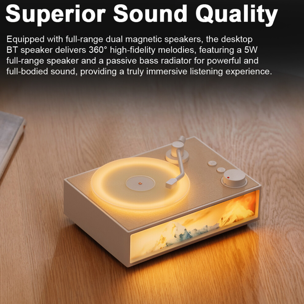 360 Sound Bt Speaker W/ Aroma & Led Â Perfect For Home & Office Light 9491335341615
