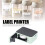 Stampante portatile per etichette Bluetooth 12-15mm 1200mAh nero 8