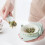 Multifunktionales Kunststoff-Dumpling-Set mit Löffel, grün 5