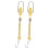 Dynamometer Spring Tool 2-Pack Transparent Spring Scales, Bar Scales Measuring Device For Science Experiments, Plastic 1
