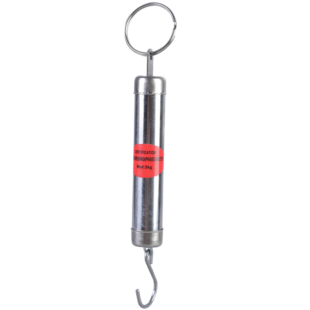 Lightweight Mechanical Spring Scale Dynamometer Aluminum With Readable Dials For Accurate Weight Measurement 5 Kg 6482260396385