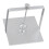 Porta-servilletas, rectangular plateado, 15 x 13,5 x 13,5 cm 11