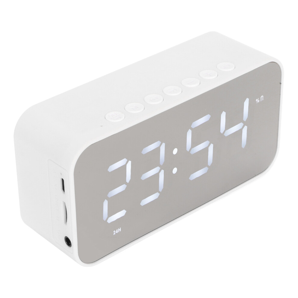 Wireless Bluetooth Speaker 1200Mah, Stereo Sound, Fm Radio, Noise Cancelling, White 7631335348630