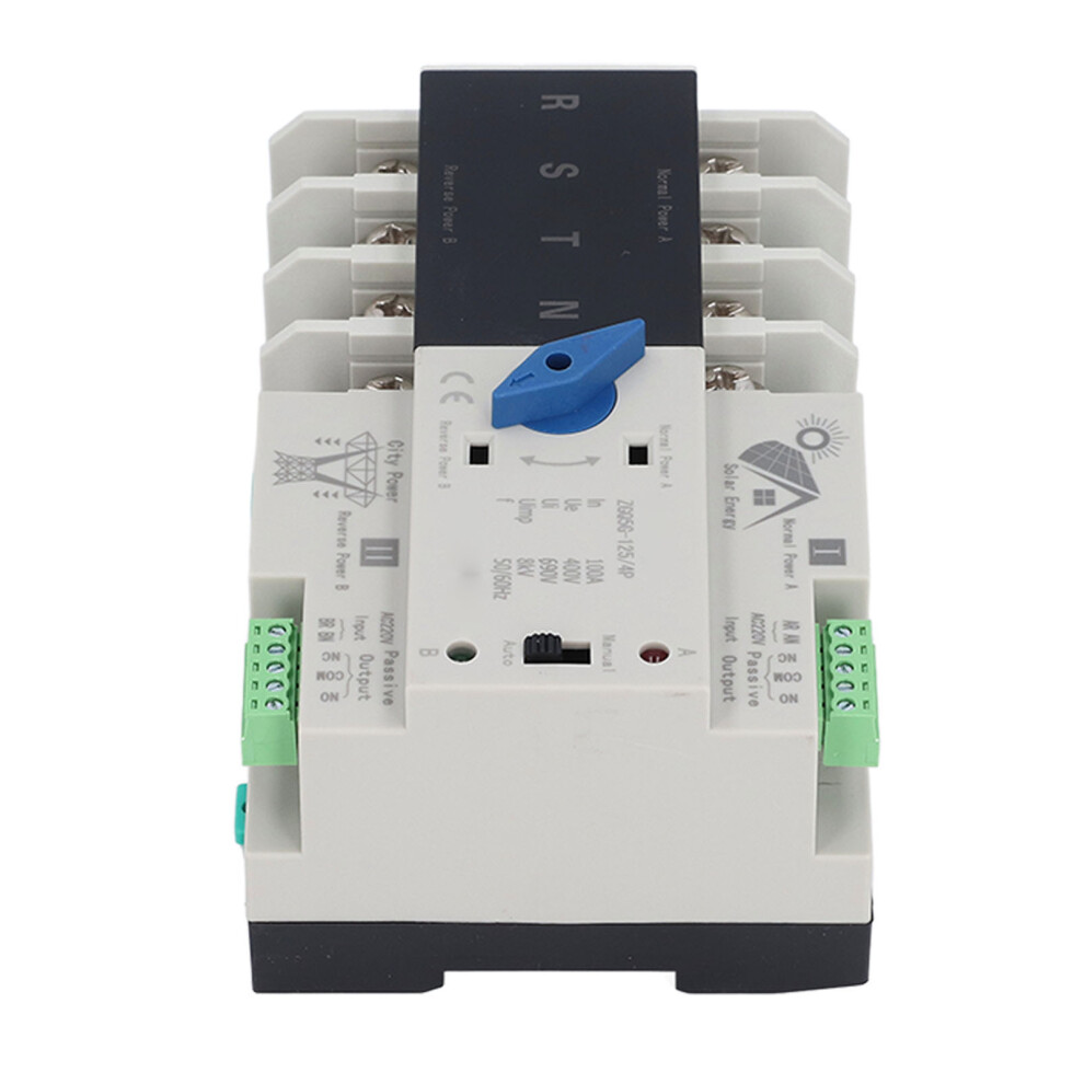 Dual Power 4P Ats 100A Automatic Transfer Switch For Mall & Factory 8191335349659
