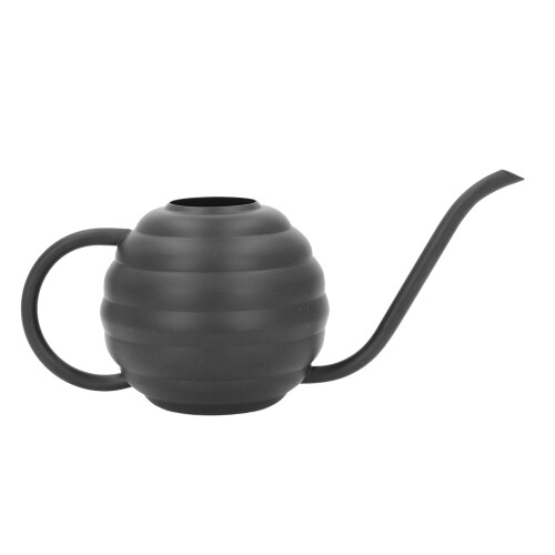 Regadera negra de acero inoxidable con pico largo 400 ml 2